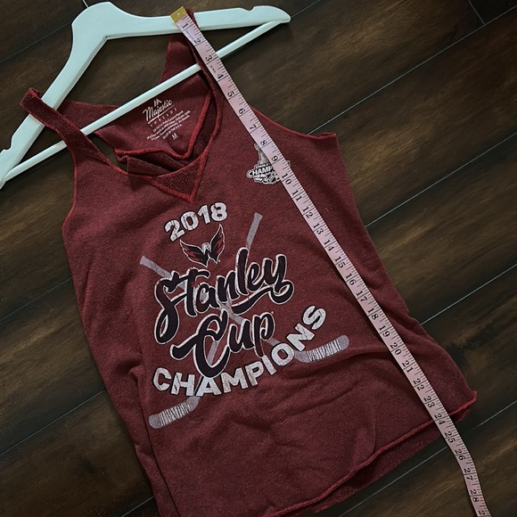 NHL Washington Capitals Hockey Tank Top Shirt M Stanley Cup Champions - Picture 6 of 6